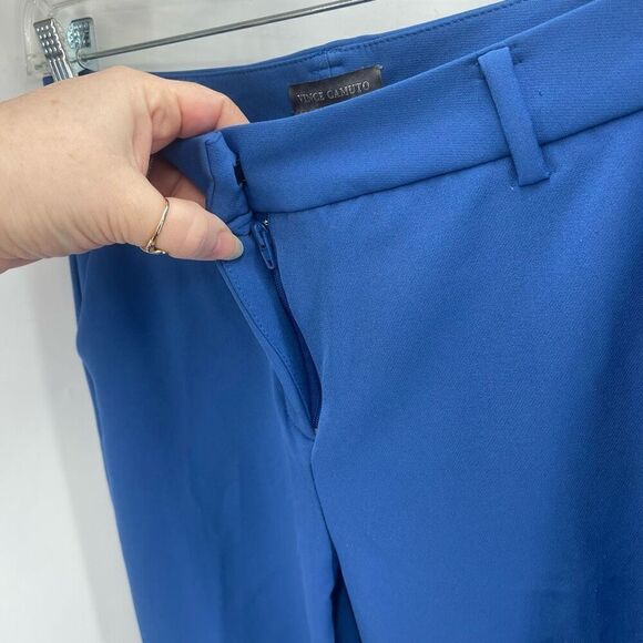 Vince Camuto Women's Work Pants Career Trousers Taper Leg Stretch Blue Size 0 - Picture 9 of 15